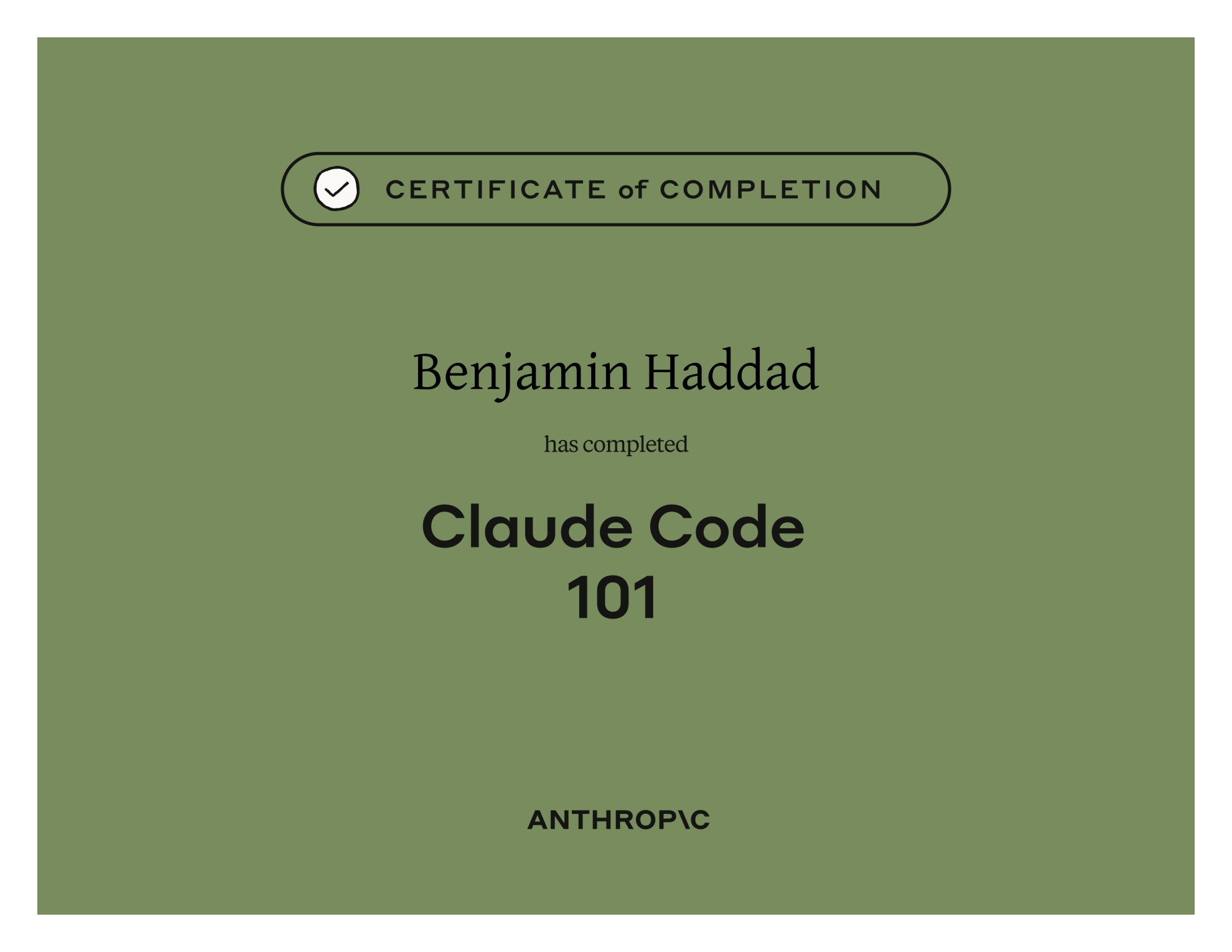 Claude Code 101 — Anthropic
