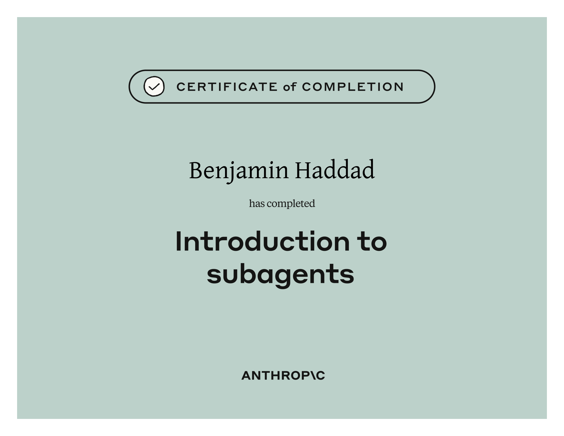 Sub Agents — Anthropic
