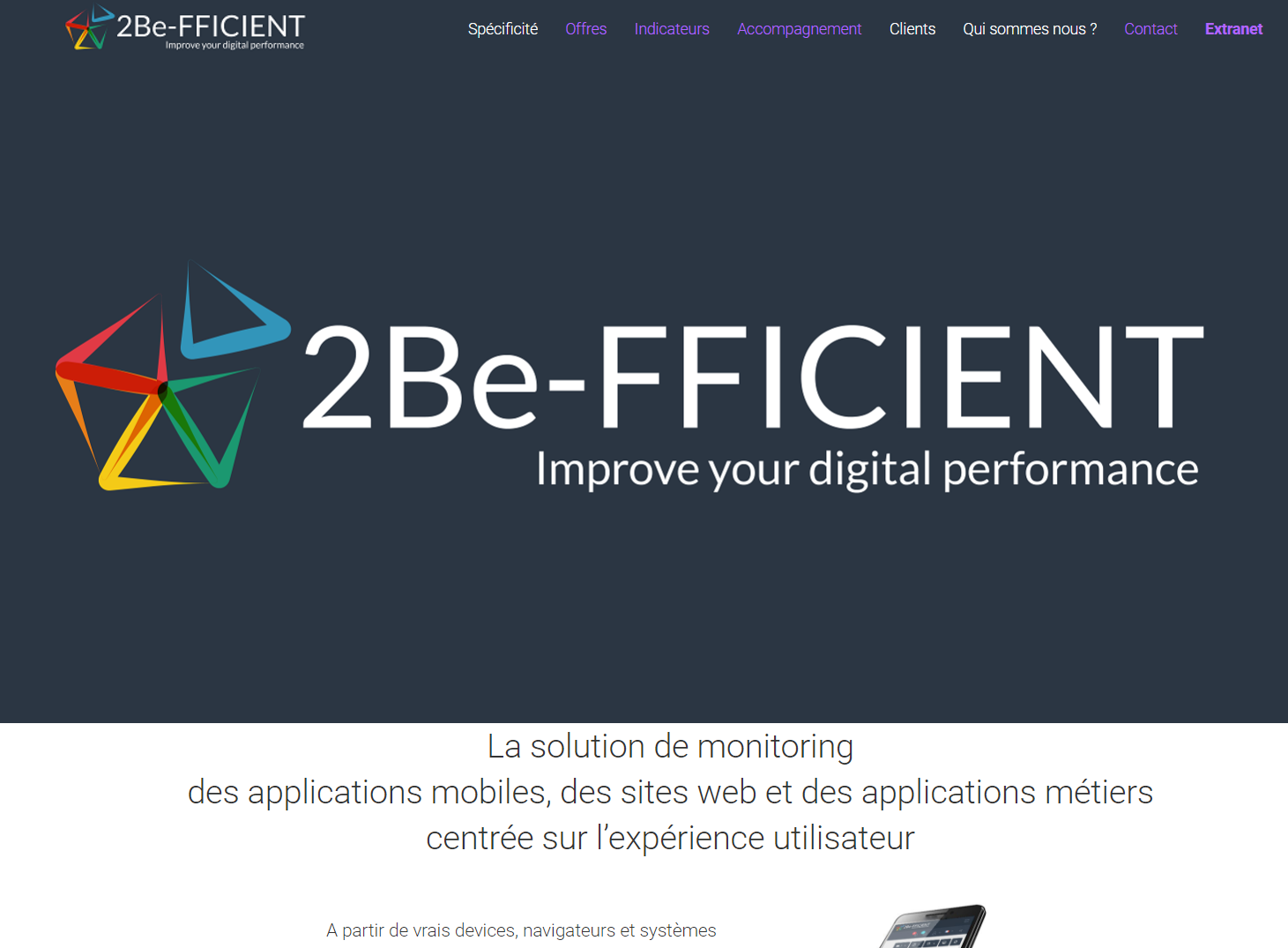 Développeur React chez 2Be-FFICIENT