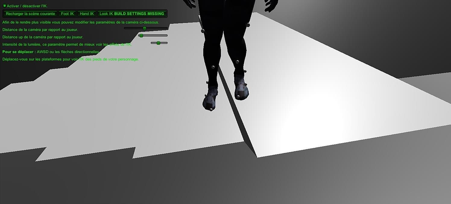 Démo sur les animations IK