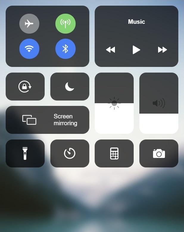 Intégration HTML & CSS d'un menu de l'iPhone