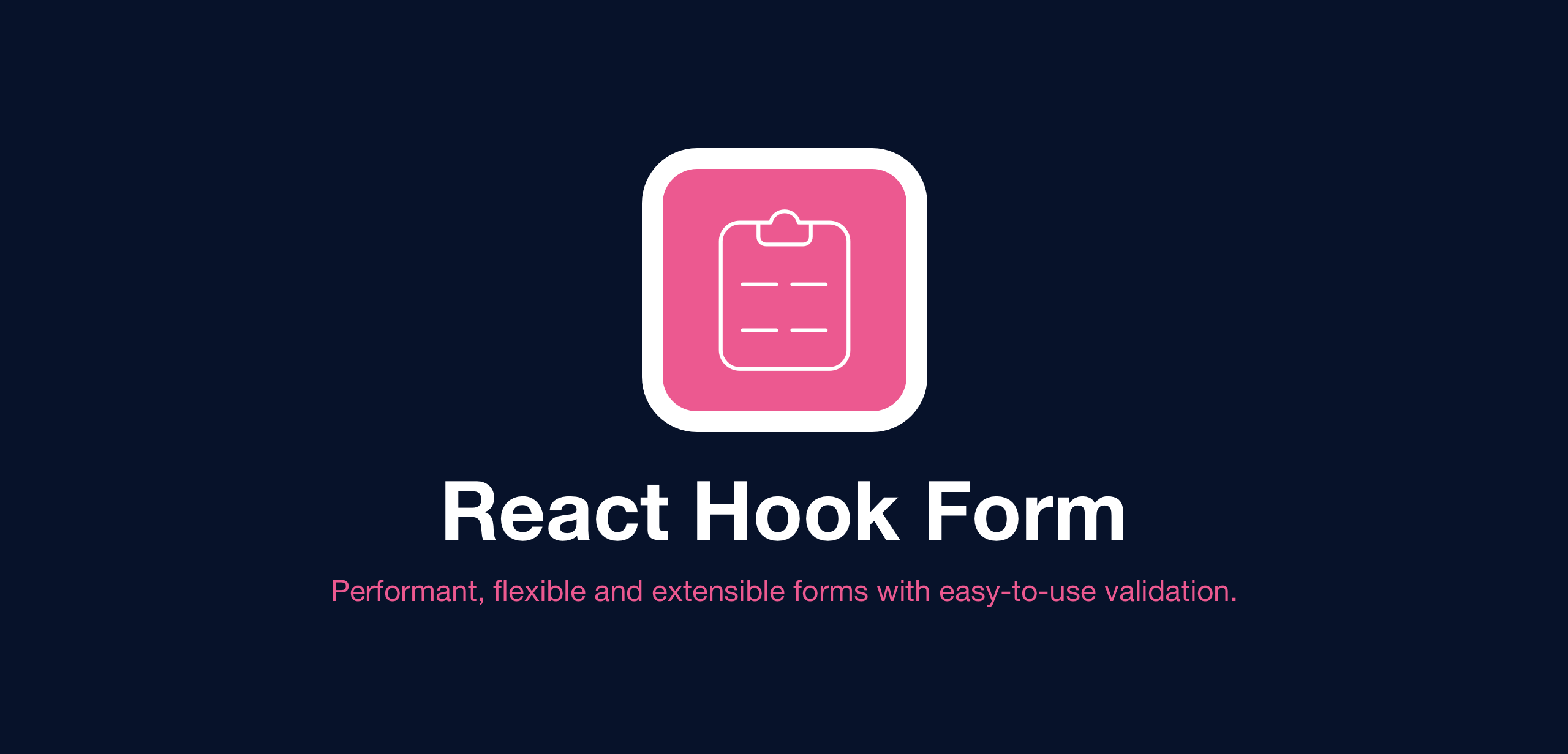 React Hook Form
